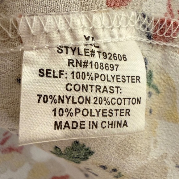 Alice Blue Moreno Lace Detail Top Floral Sleeveless Blouse White XL Career New - Picture 12 of 14